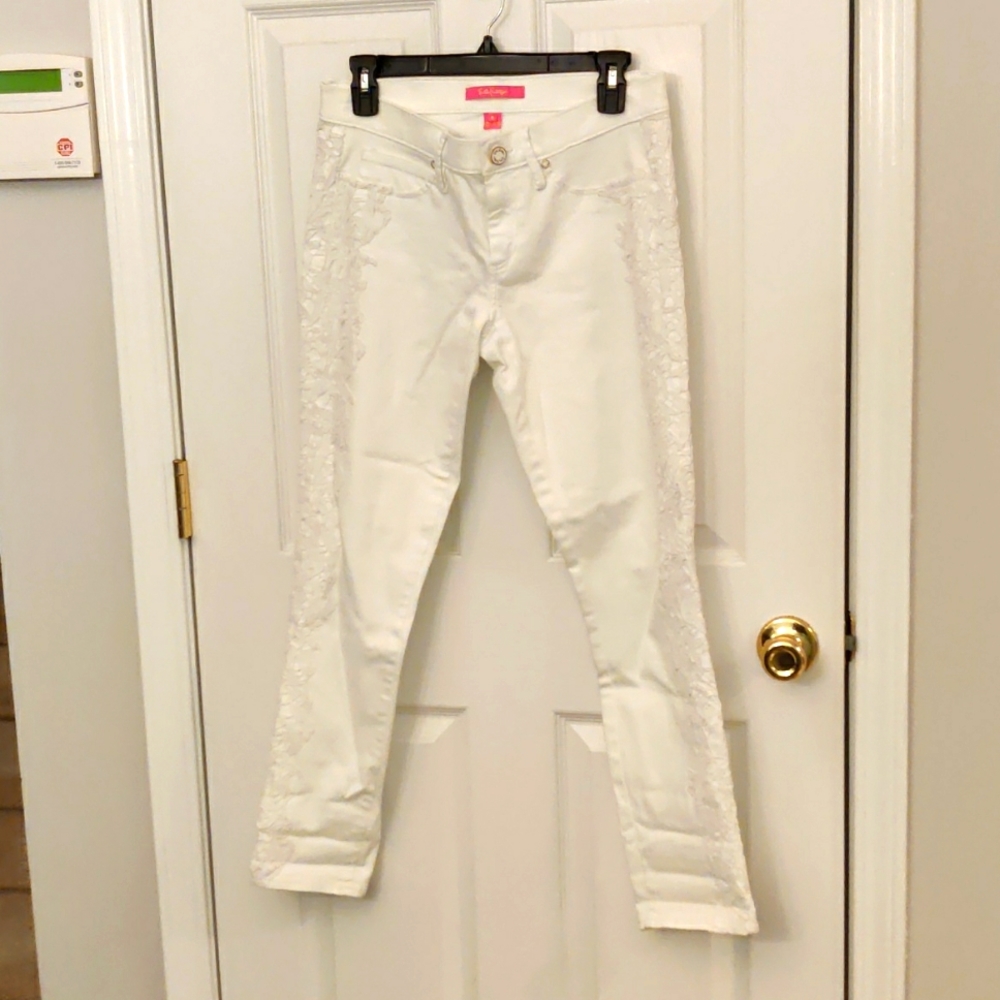 Lilly Pulitzer white jeans